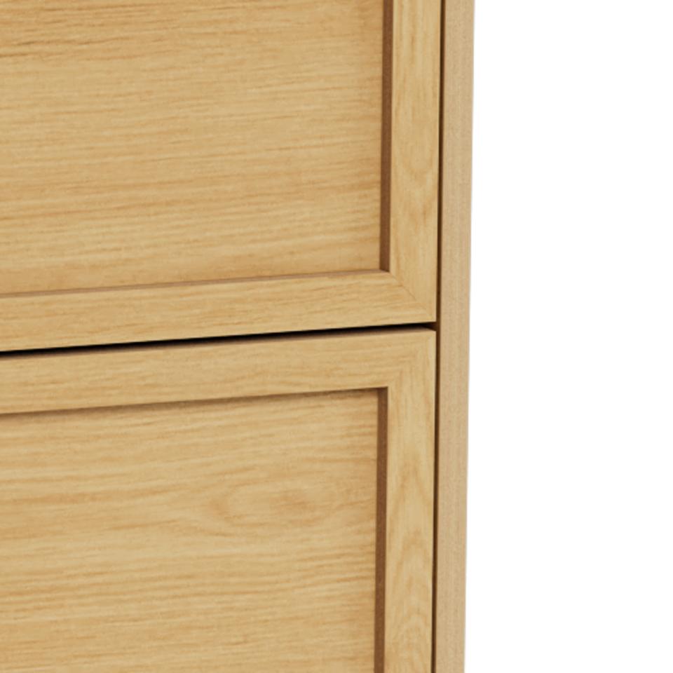 komoda Palmdale, komoda Actona, komoda imitacja dębu, komoda do salonu, komoda do sypialni, komoda w stylu boho, minimalistyczna komoda