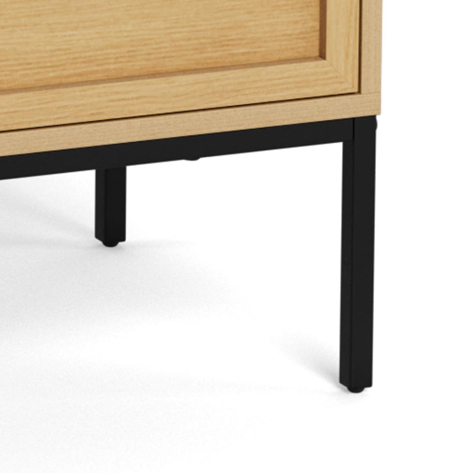 komoda Palmdale, komoda Actona, komoda imitacja dębu, komoda do salonu, komoda do sypialni, komoda w stylu boho, minimalistyczna komoda