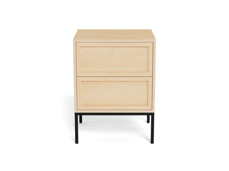 szafka nocna Palmdale, szafka nocna Actona, szafka nocna imitacja dębu, szafka nocna do sypialni, szafka nocna w stylu boho, minimalistyczna szafka nocna