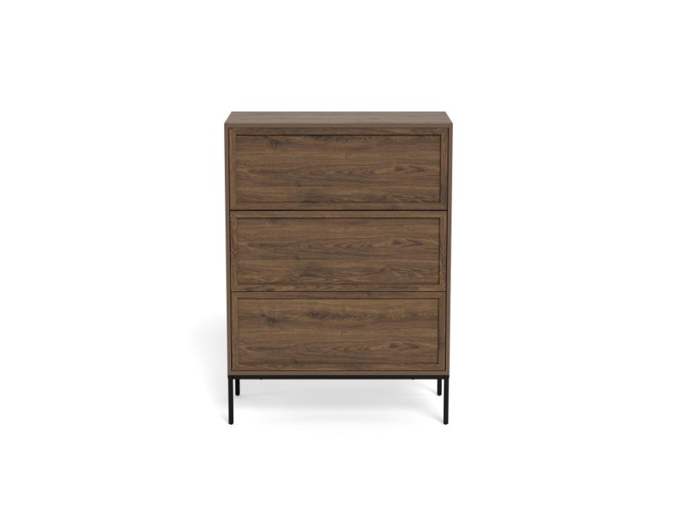 komoda Palmdale, komoda Actona, komoda imitacja dębu, komoda do salonu, komoda do sypialni, komoda w stylu boho, minimalistyczna komoda