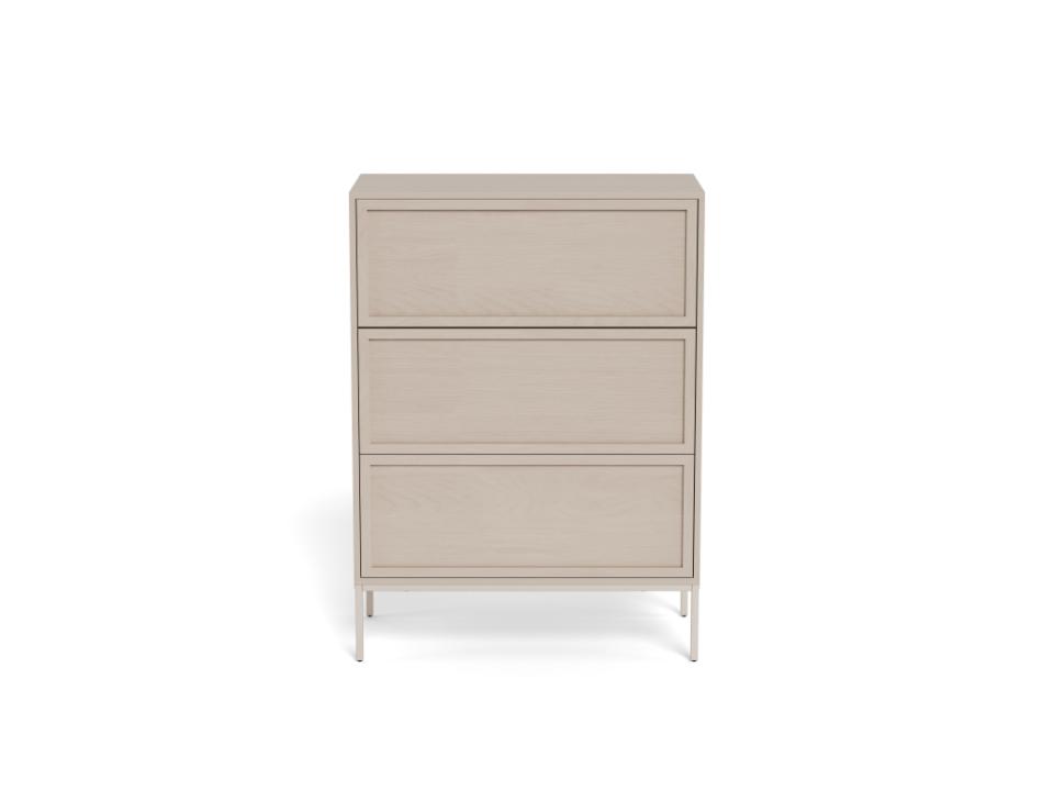 komoda Palmdale, komoda Actona, komoda imitacja dębu, komoda do salonu, komoda do sypialni, komoda w stylu boho, minimalistyczna komoda