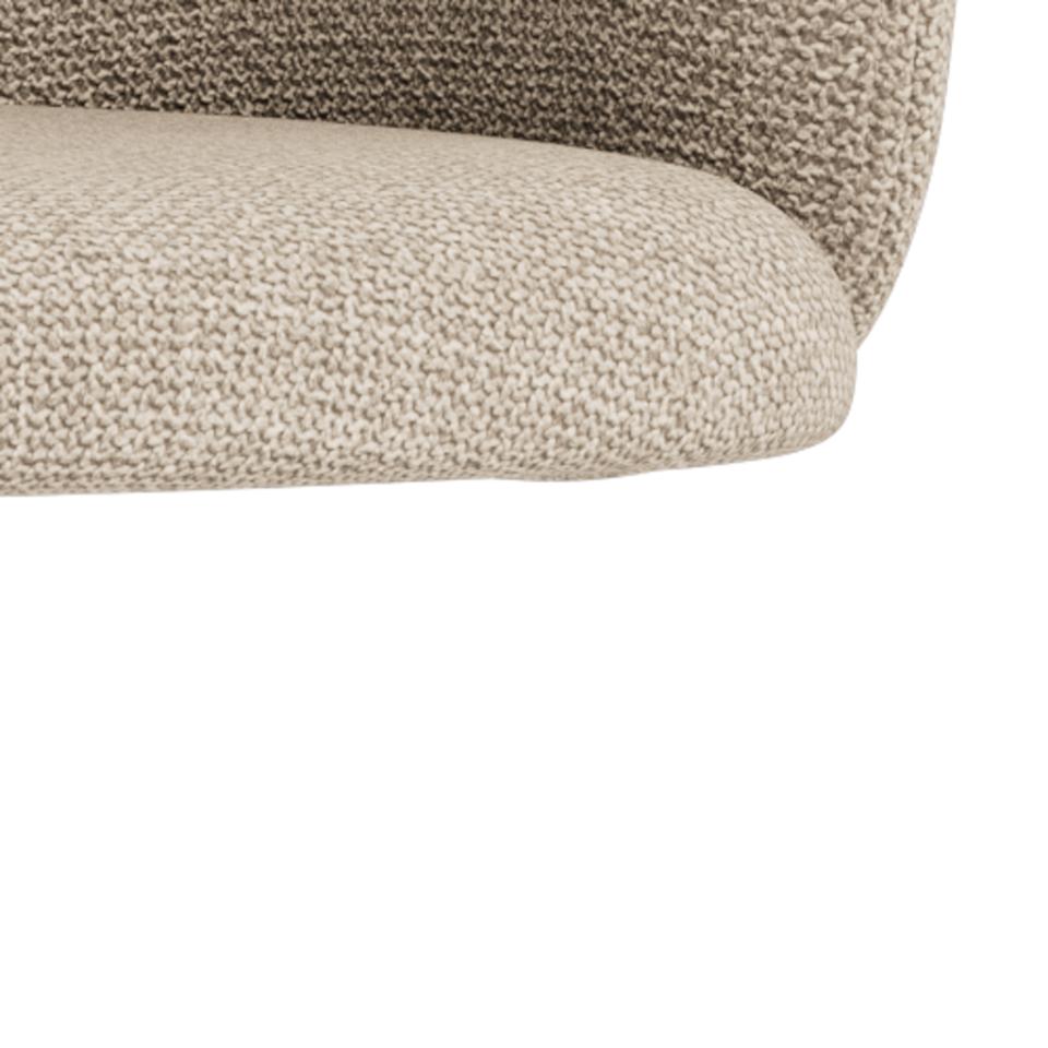 hoker Eleanor, hoker Actona, hoker tapicerowany, hoker obrotowy, hoker do jadalni, hoker do kuchni, nowoczesny hoker, beżowy hoker