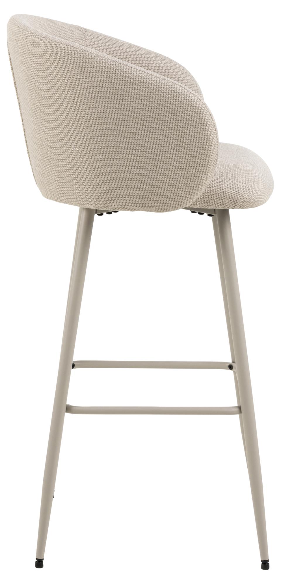 hoker Eleanor, hoker Actona, hoker tapicerowany, hoker do jadalni, hoker do kuchni, nowoczesny hoker, beżowy hoker