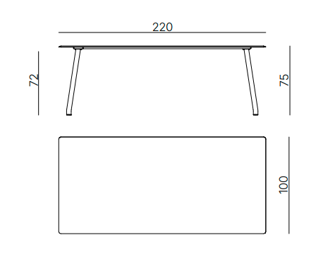 stół Verdea, stół Vermobil, stół stalowy, stół ogrodowy, stół stalowy, stół tarasowy, stół odporny na warunki atmosferyczne