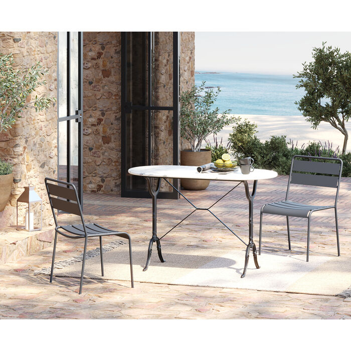 stolik Bistro Kaffeehaus, stolik Kare, stolik bistro, stolik marmurowy, stolik do kawiarni, stolik do restauracji, stolik outdoorowy