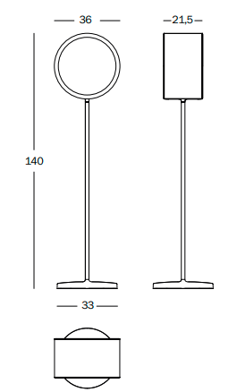 lampa Lost, lampa Magis, lampa podłogowa, lampa minimalistyczna, lampa stojąca, lampa do salonu, nowoczesna lampa