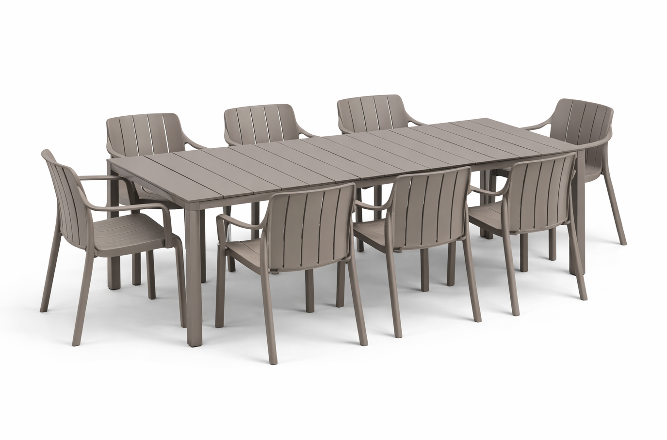 stół Rio, stół rozkładany, krzesło Tiberina, zestaw Rio i Tiberina, zestaw mebli ogrodowych, zestaw mebli tarasowych, meble outdoorowe, meble ogrodowe