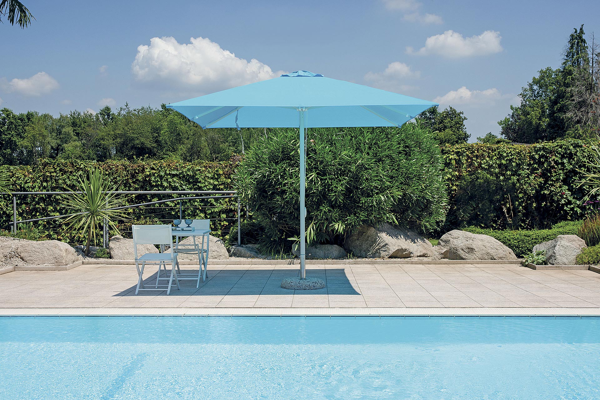 parasol Bora, parasol Greenwood, parasol ogrodowy, parasol aluminiowy, parasol rozkładany