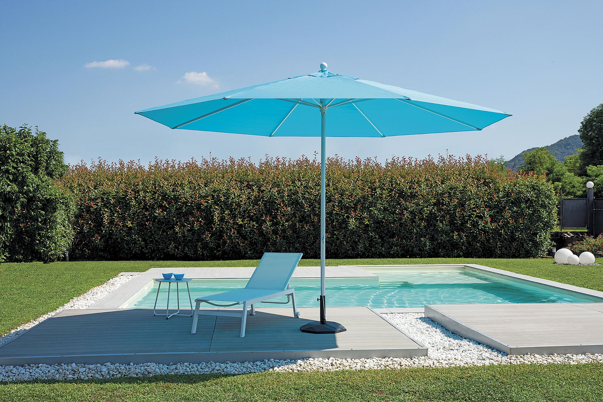 parasol Venezia, parasol Greenwood, parasol ogrodowy, parasol aluminiowy, parasol rozkładany