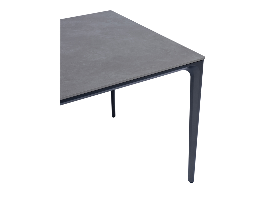 stół Alghero, stół tarasowy, stół Greenwood, stół aluminiowy, stół imitacja kamienia, stół outdoorowy