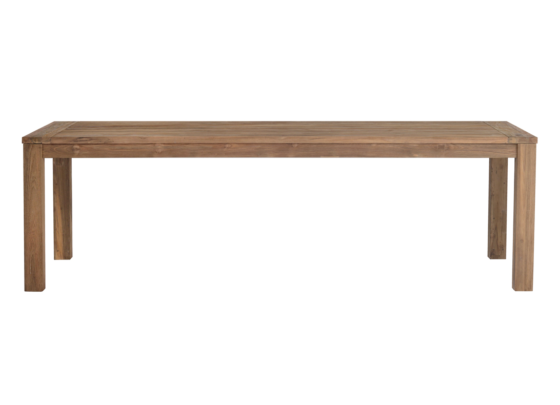 stół Giacarta, stół Greenwood, stół drewniany, stół z drewna tekowego, stół prostokątny, stół boho, stół w stylu rustykalnym