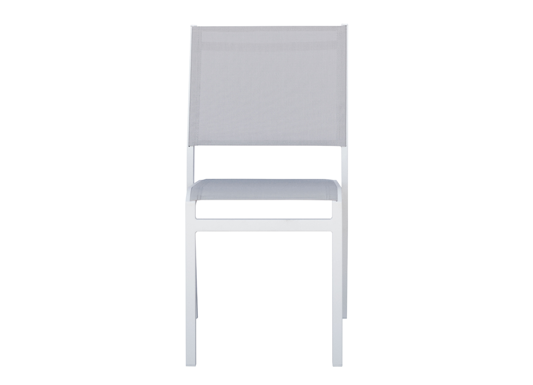 krzesło Pola, krzesło aluminiowe, krzesło sztaplowane, krzesło outdoorowe, krzesło na taras, meble ogrodowe