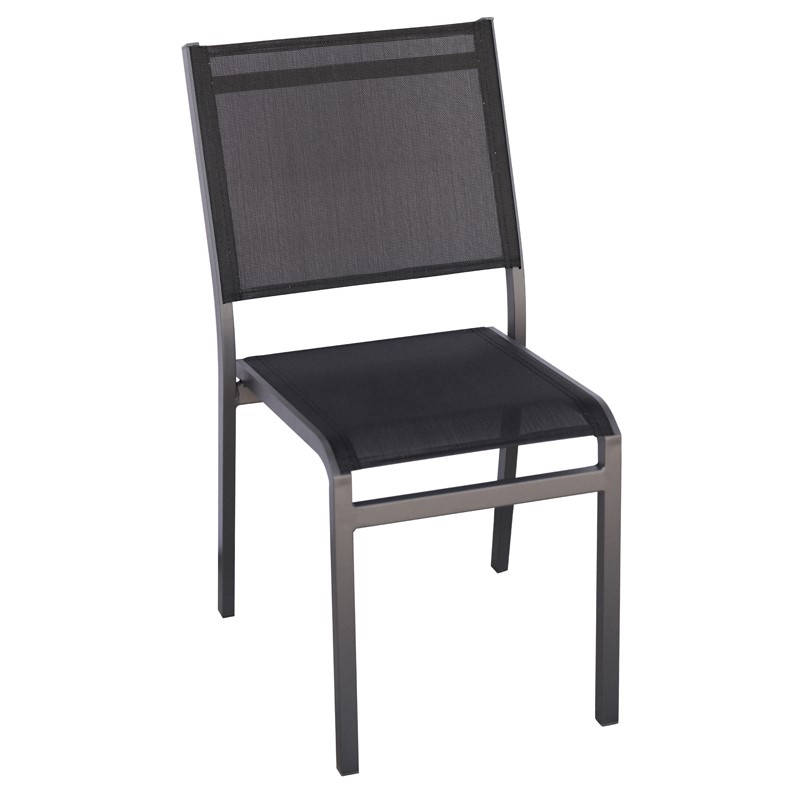 krzesło Pola, krzesło aluminiowe, krzesło sztaplowane, krzesło outdoorowe, krzesło na taras, meble ogrodowe