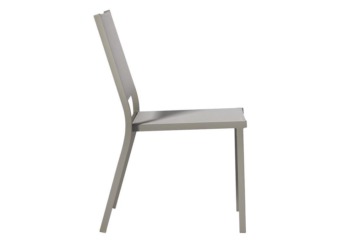 krzesło Elba, krzesło aluminiowe, krzesło sztaplowane, krzesło outdoorowe, krzesło na taras, meble ogrodowe