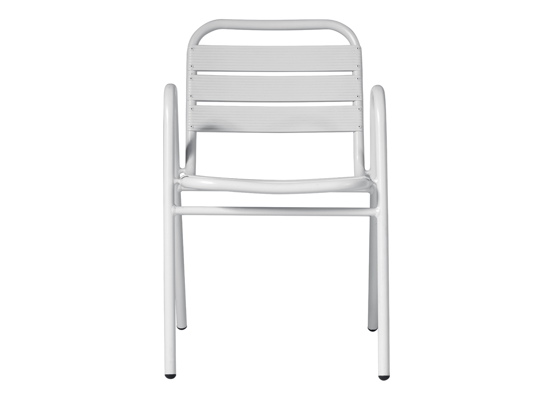 krzesło Calipso, krzesło aluminiowe, krzesło sztaplowane, krzesło outdoorowe, krzesło na taras, meble ogrodowe