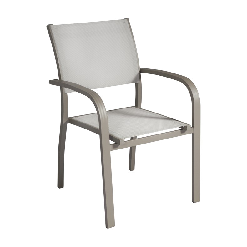 krzesło Viareggio, krzesło aluminiowe, krzesło sztaplowane, krzesło outdoorowe, krzesło na taras, meble ogrodowe