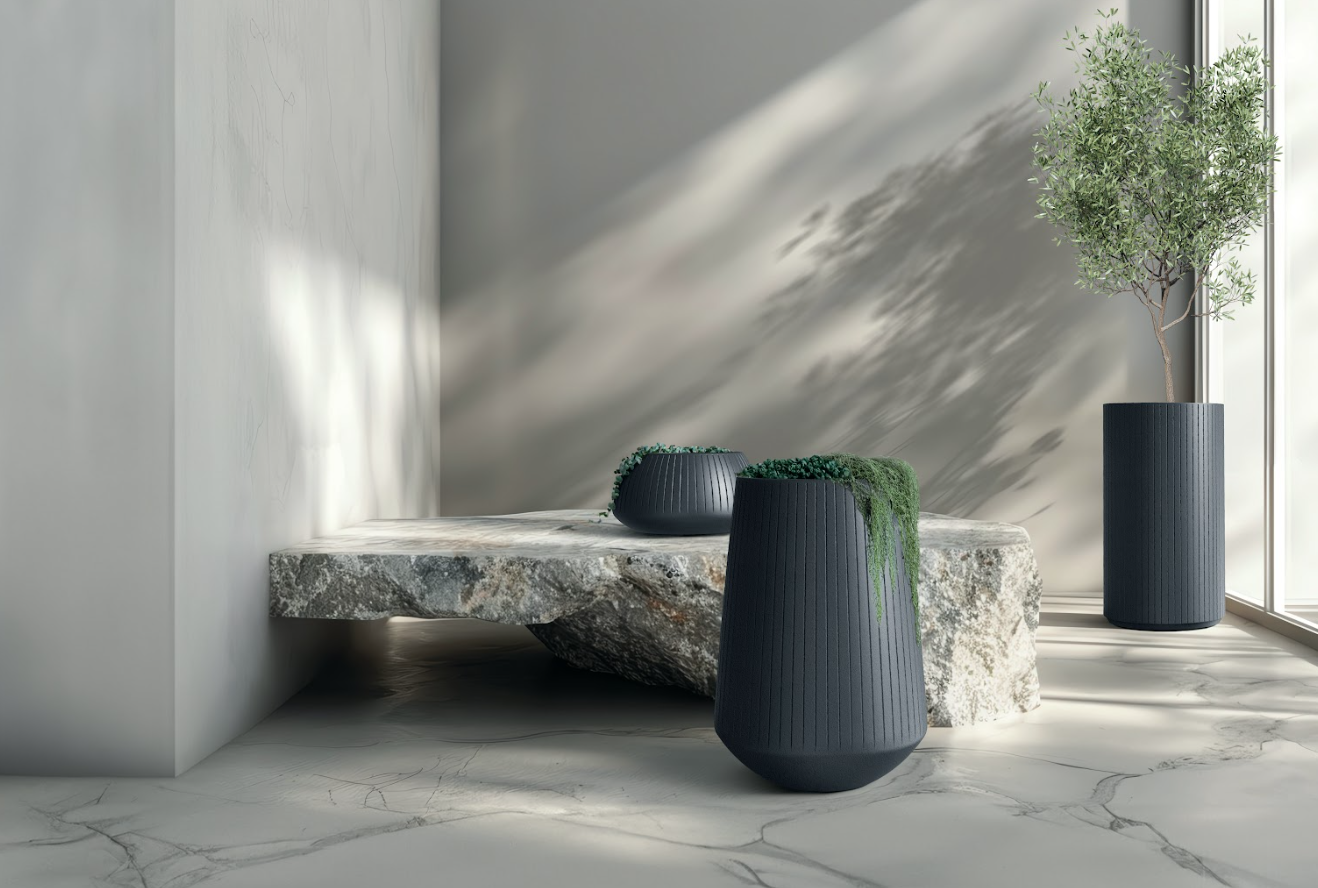 donica Coro, donica Ethick, donica z tworzywa, donica outdoorowa, donica na taras, donica do salonu