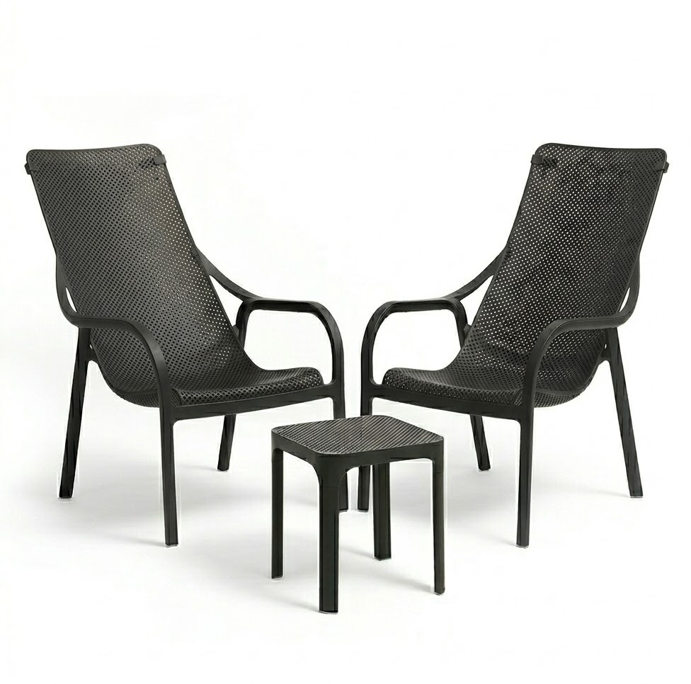 zestaw Net, fotel Net Lounge, stolik kawowy Net, meble Nardi, meble ogrodowe, meble tarasowe
