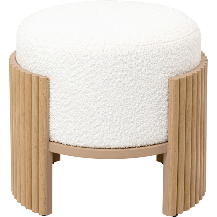 Stołek Samu Nature Ø43cm, Kare Design, idealny do salonu, idealny do sypialni, nowoczesny styl, minimalistyczny styl