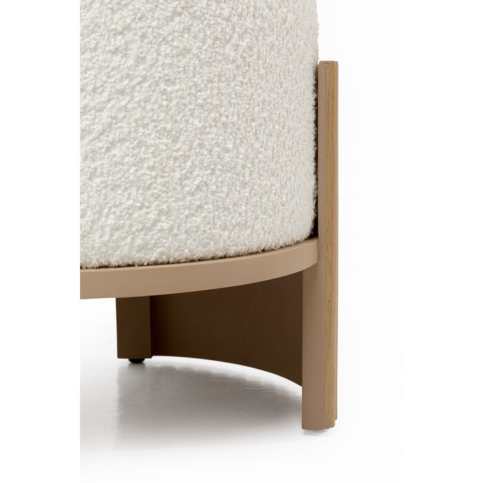 Stołek Samu Nature Ø43cm, Kare Design, idealny do salonu, idealny do sypialni, nowoczesny styl, minimalistyczny styl