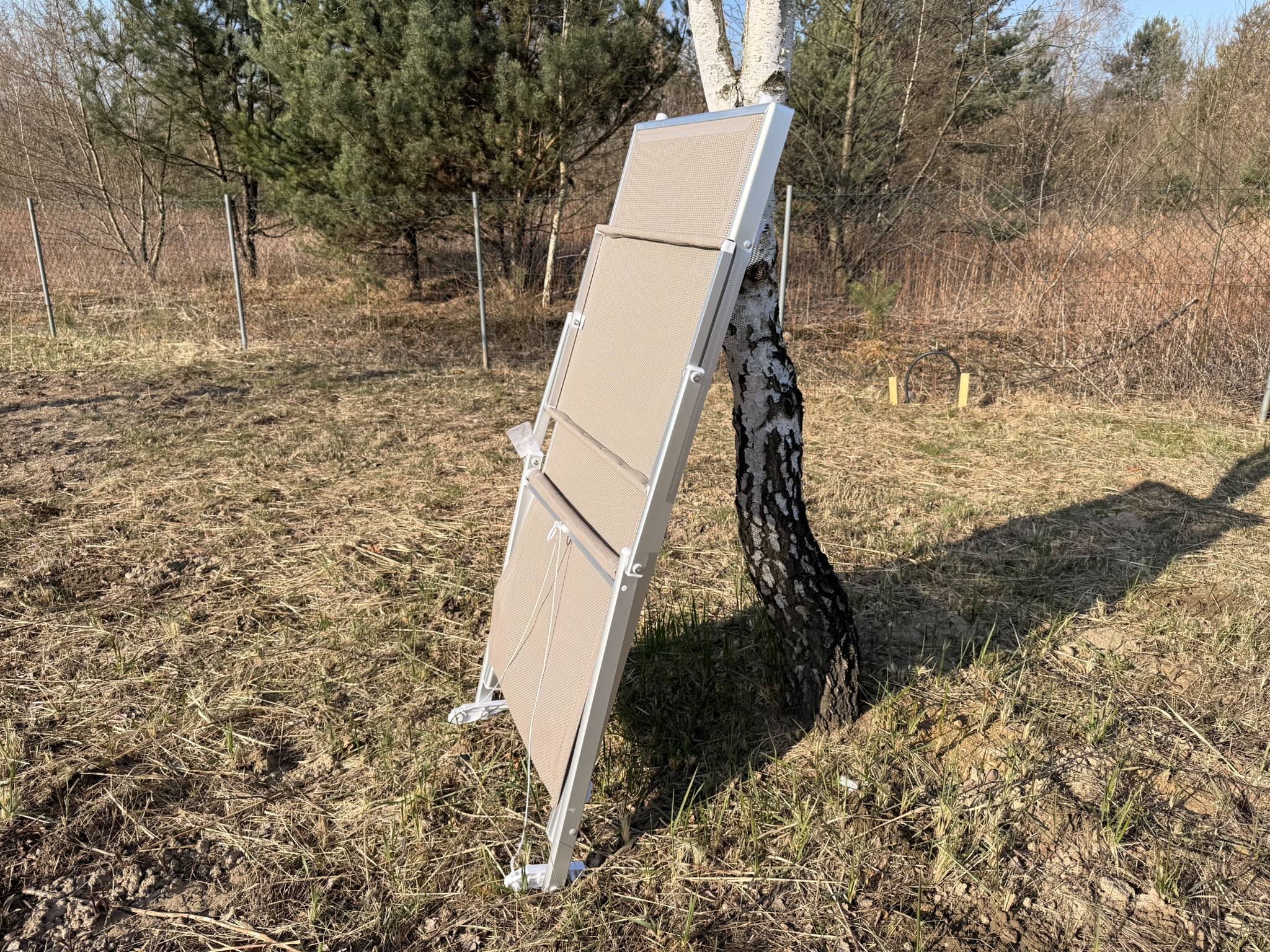 leżak Cecilia, leżak z daszkiem, leżak Greenwood, meble outdoorowe, meble ogrodowe, meble tarasowe, leżak basenowy