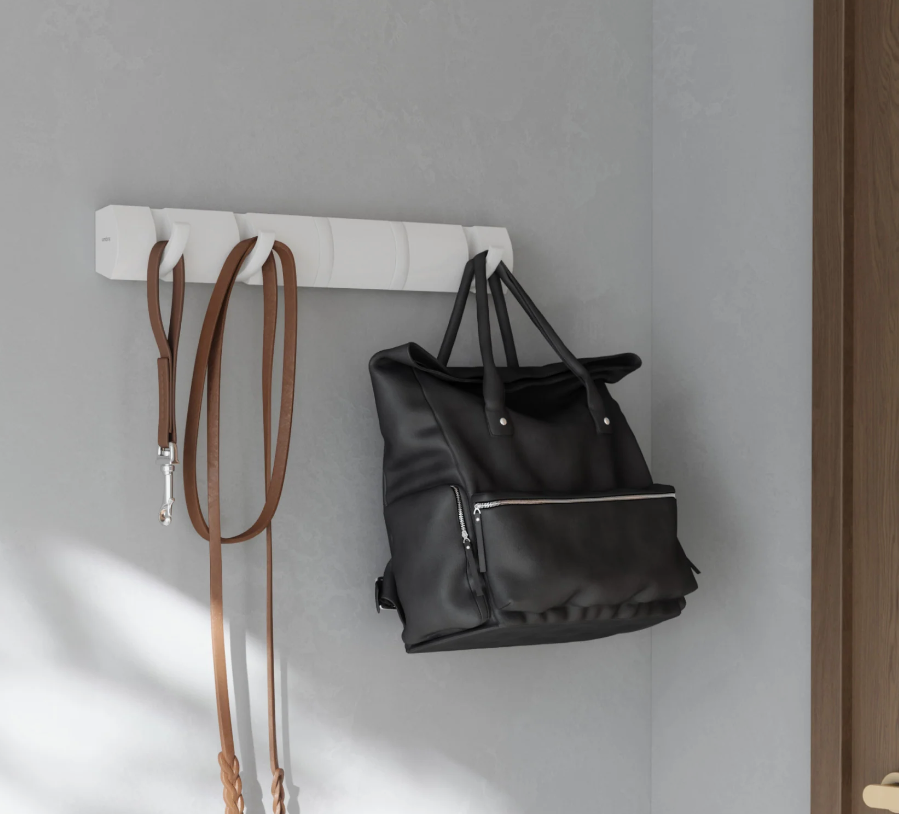 Wieszak Umbra Flip 5, Flip Hook 5, wiesza nowoczesny, wieszak do przedpokoju ładny, wieszak elegancki, wieszak ścienny