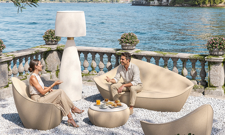 lampa Vela, lampa Plust, lampa z tworzywa, lampa outdoorowa, lampa na taras, lampa odporna na warunki atmosferyczne, meble ogrodowe, meble HoReCa