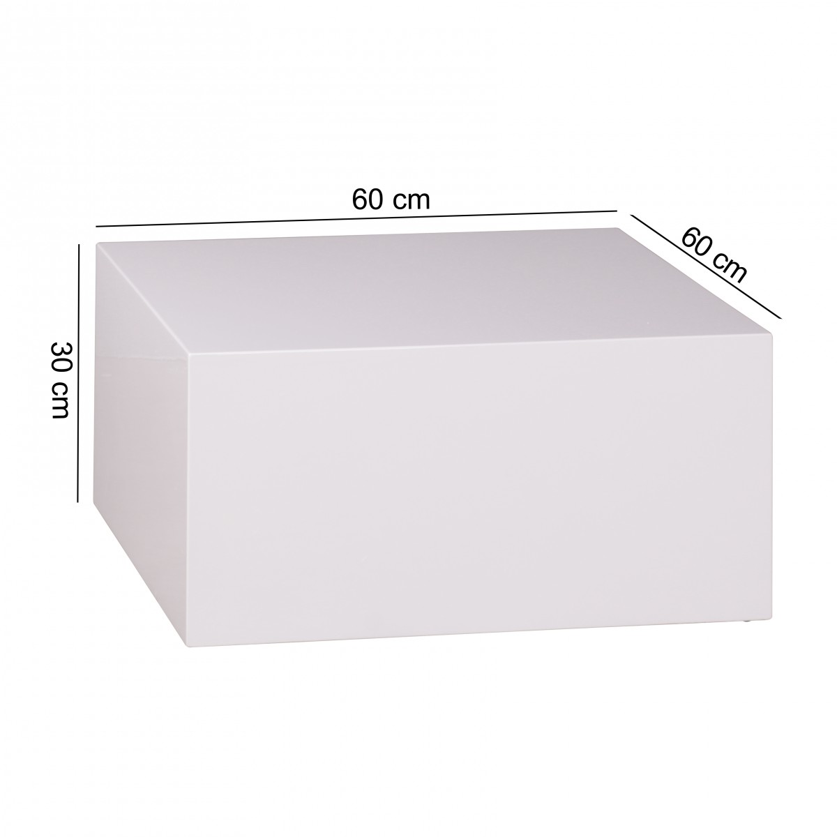 stolik kawowy Box, stolik kawowy Wohnling, stolik kawowy lakierowany, stolik kawowy biały, minimalistyczny design, nowoczesny design