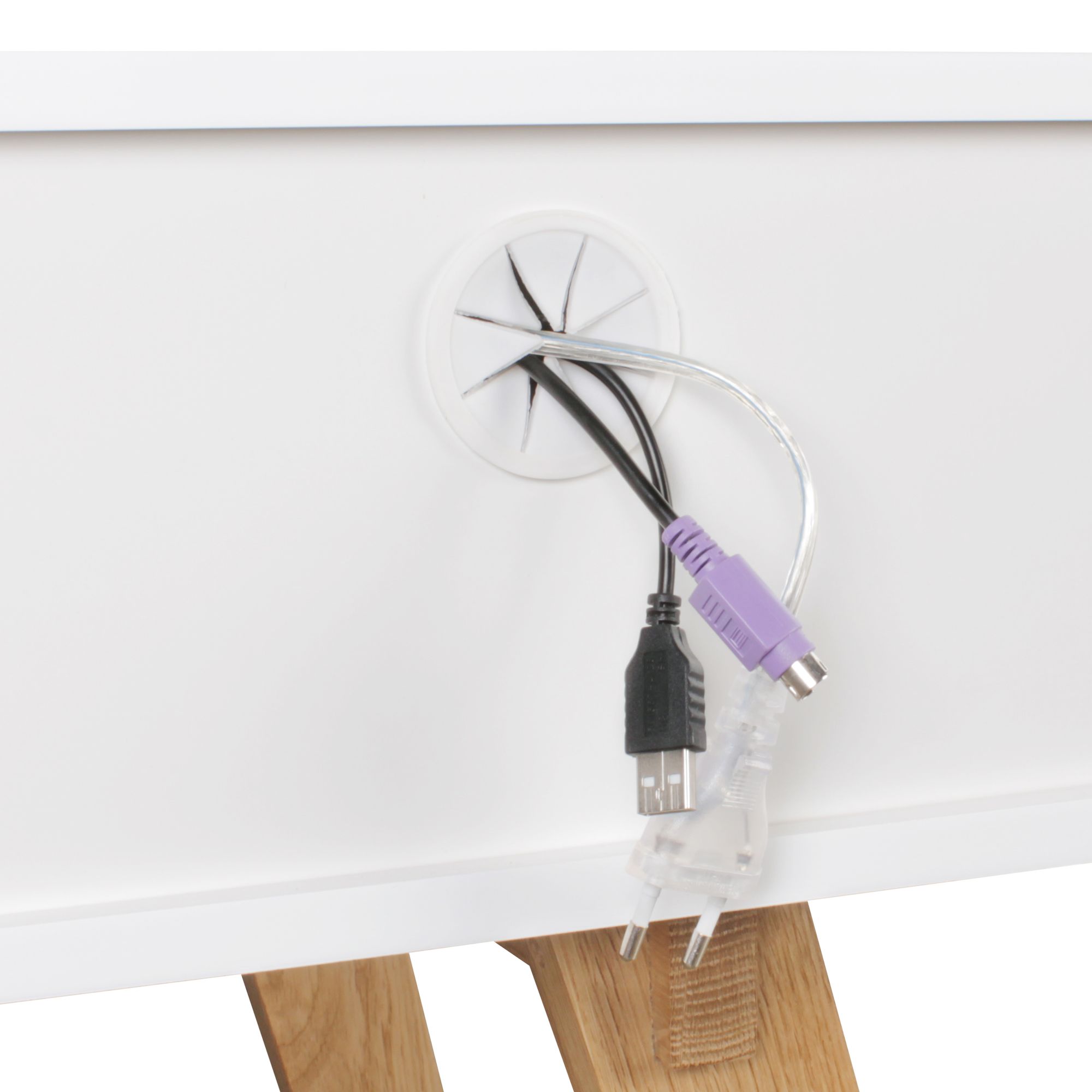 biurko Scandi, biurko do pokoju nastolatka, minimalistyczny design, niemiecki producent