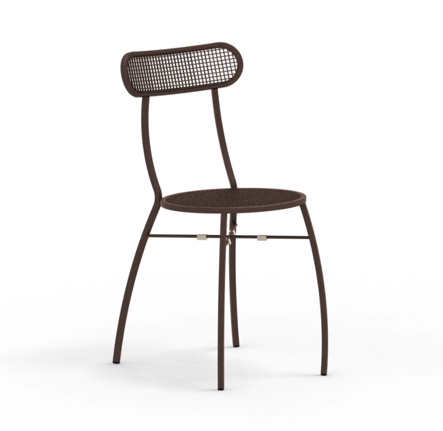 krzesło Ciao, krzesło Vermobil, krzesło sztaplowane, krzesło metalowe, krzesło ogrodowe, krzesło tarasowe, krzesło do restauracji, krzesło do przestrzeni komercyjnych, nowoczesne krzesło, krzesło outdoorowe