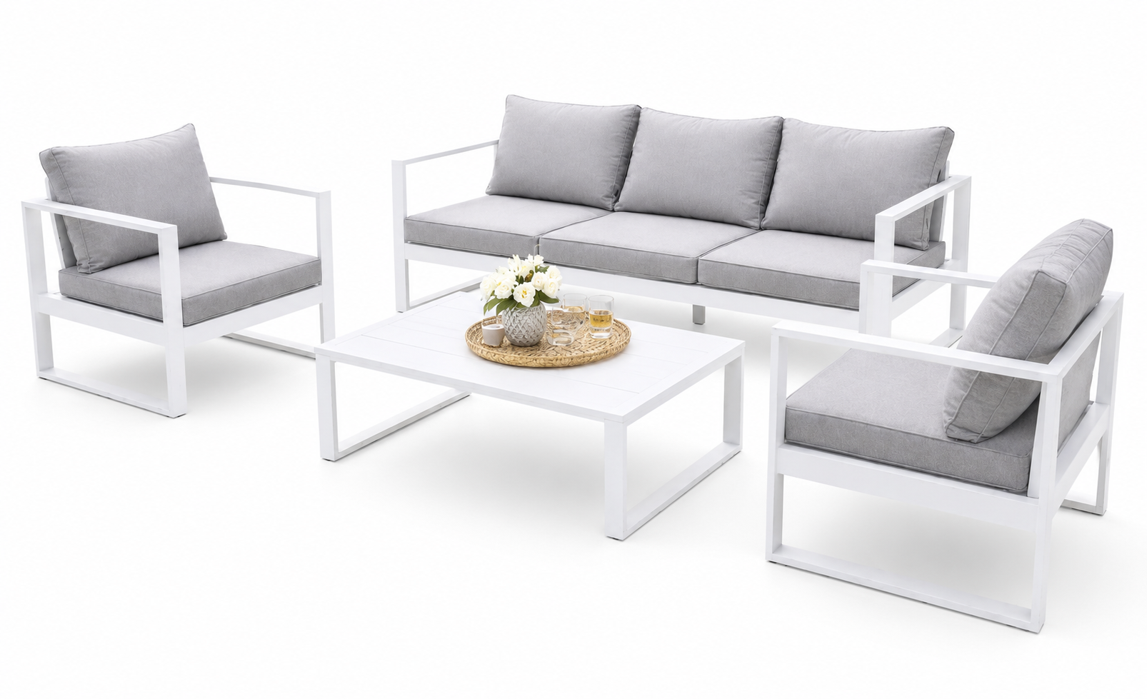 zestaw mebli ogrodowych Edge, zestaw mebli ogrodowych, meble tarasowe, meble outdoorowe, nowoczesny design