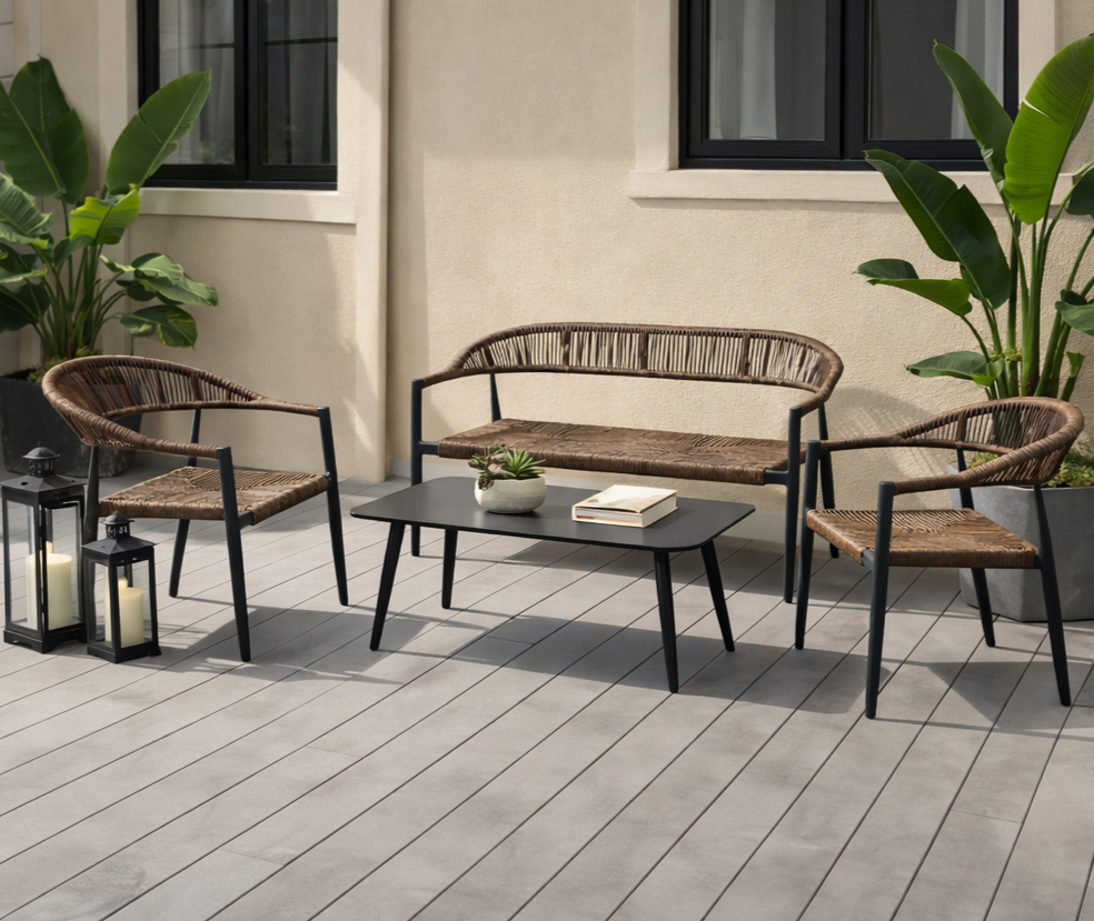 zestaw mebli ogrodowych Flora, zestaw mebli ogrodowych, meble tarasowe, meble outdoorowe, nowoczesny design