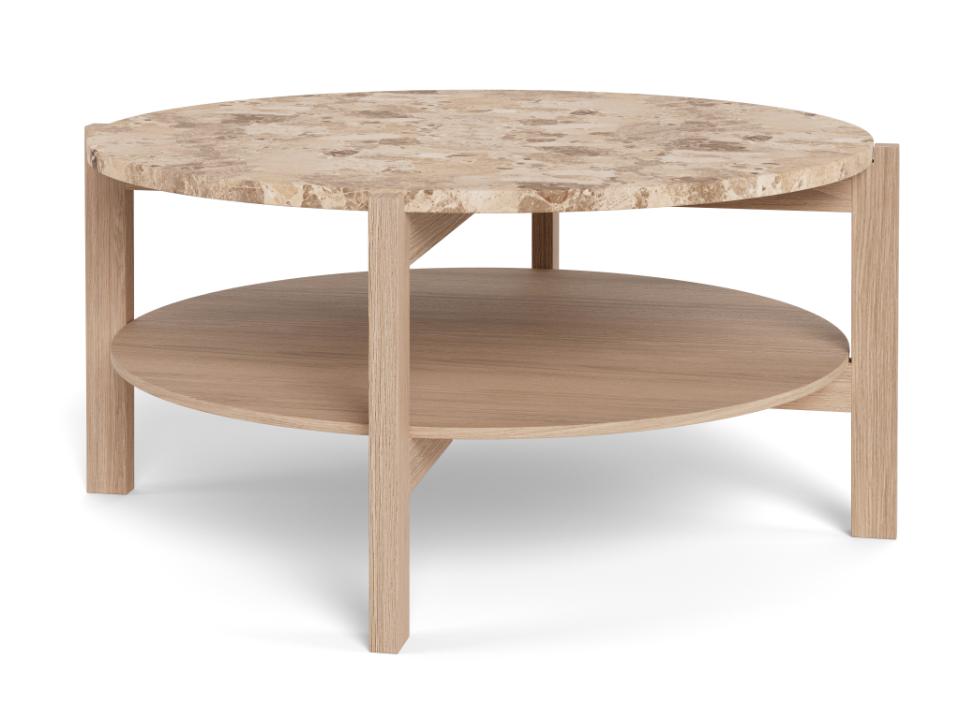 stolik kawowy Dorsett, stolik kawowy Actona, stolik z marmurowym blatem, stolik marmurowy, stolik do salonu, nowoczesny design