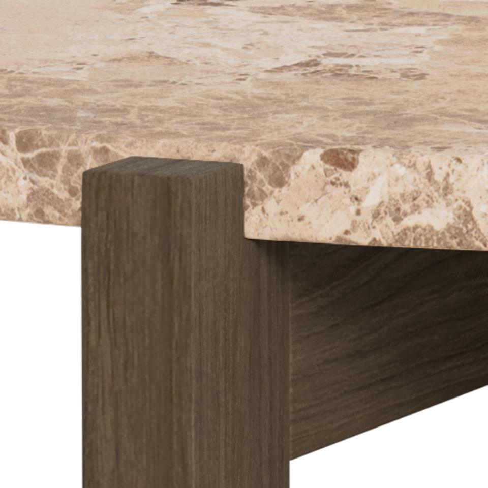 stolik kawowy Dorsett, stolik kawowy Actona, stolik z marmurowym blatem, stolik marmurowy, stolik do salonu, nowoczesny design