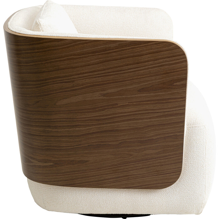 fotel Marc, fotel obrotowy, fotel tapicerowany, Kare Design, fotel do salonu, ergonomiczny fotel