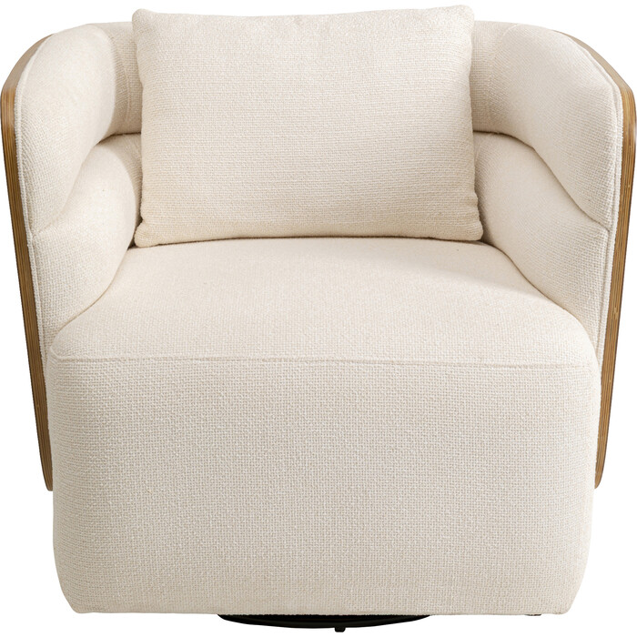 fotel Marc, fotel obrotowy, fotel tapicerowany, Kare Design, fotel do salonu, ergonomiczny fotel