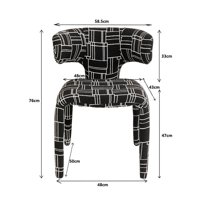 krzesło Tobi, krzesło Kare, krzesło tapicerowane, krzesło do jadalni, krzesło nowoczesne, nowoczesny design