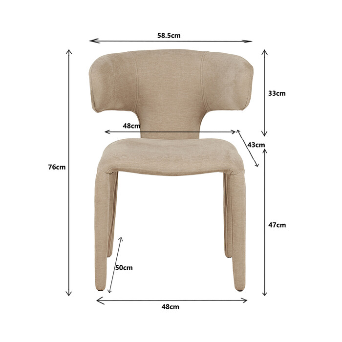 krzesło Tobi, krzesło Kare, krzesło tapicerowane, krzesło do jadalni, krzesło nowoczesne, nowoczesny design