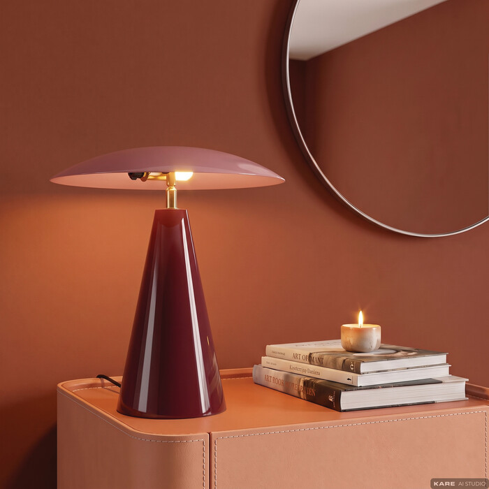 lampa Kare, lampa Fungo Flat, lampa biurkowa, lampa stołowa, nowoczesny design, lampa do salonu