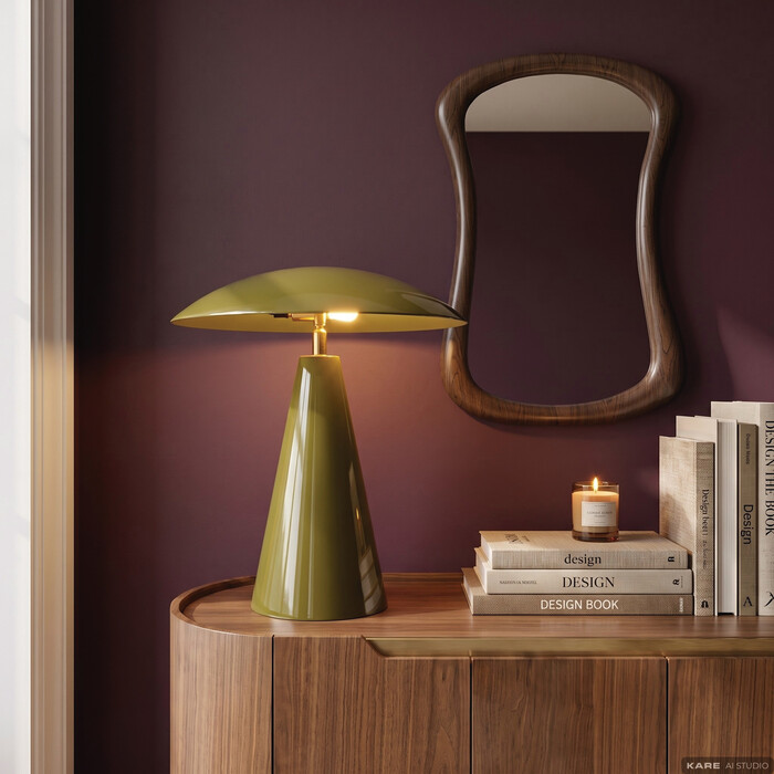 lampa Kare, lampa Fungo Flat, lampa biurkowa, lampa stołowa, nowoczesny design, lampa do salonu