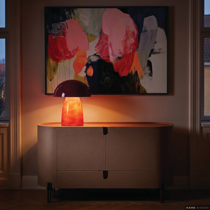 lampa Kare, lampa Fungo, lampa biurkowa, lampa stołowa, nowoczesny design, lampa do salonu, lampa grzyb