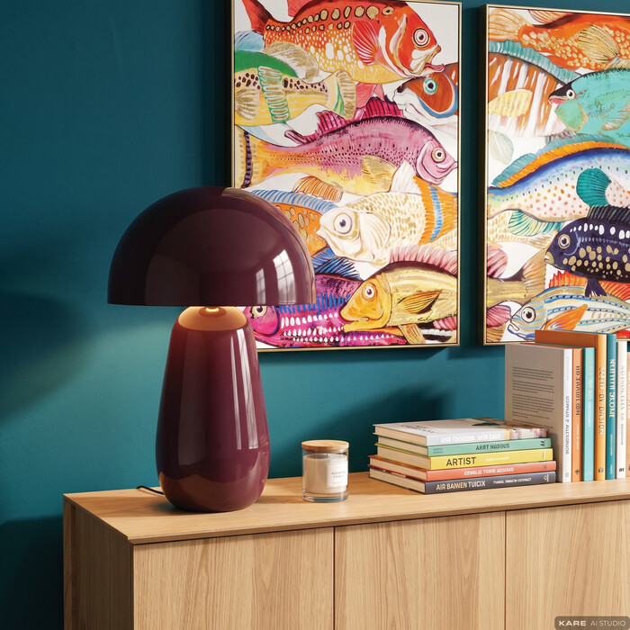 lampa Kare, lampa Fungo, lampa biurkowa, lampa stołowa, nowoczesny design, lampa do salonu, lampa grzyb