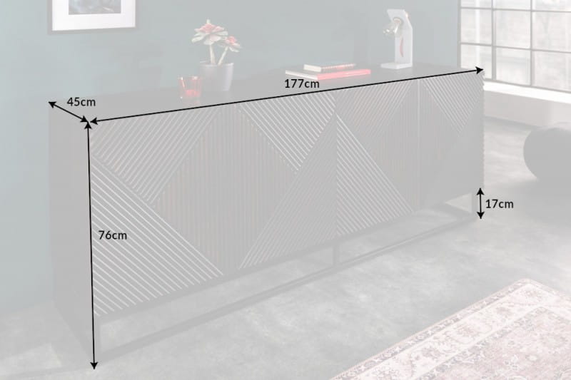 Komoda Creativo Mango Brąz  Invicta