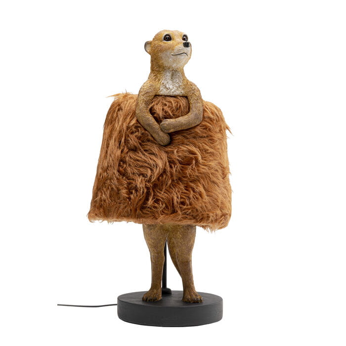 lampa stołowa Animal Meerkat, lampa Kare Design, lampa surykatka, lampa do salonu, lampa do biura