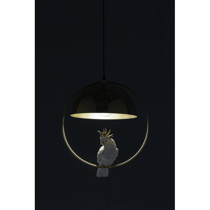 lampa wisząca Animal Cockatoo, lampa Kare Design, lampa kakadu, lampa do jadalni, lampa do salonu