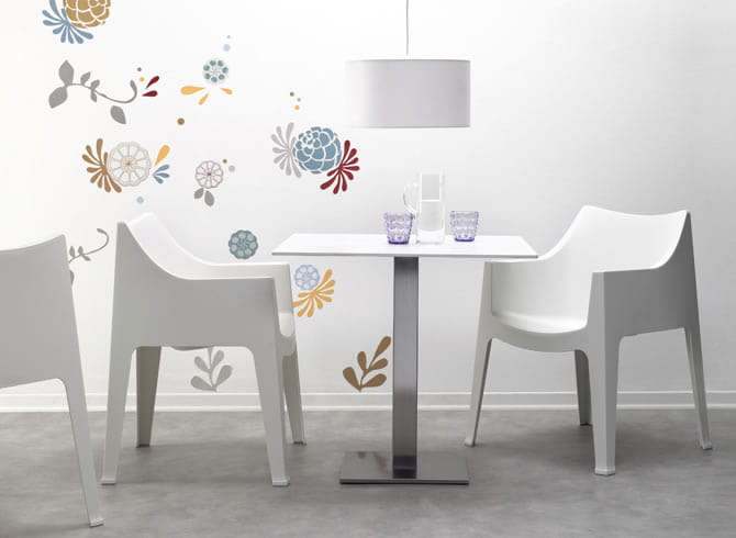 Krzesło Coccolona z podłokietnikami 2320 11 Scab Design lniane prostota minimalizm nowoczesność komfort wysoka jakość włoskie do kawiarni do hotelu restauracji