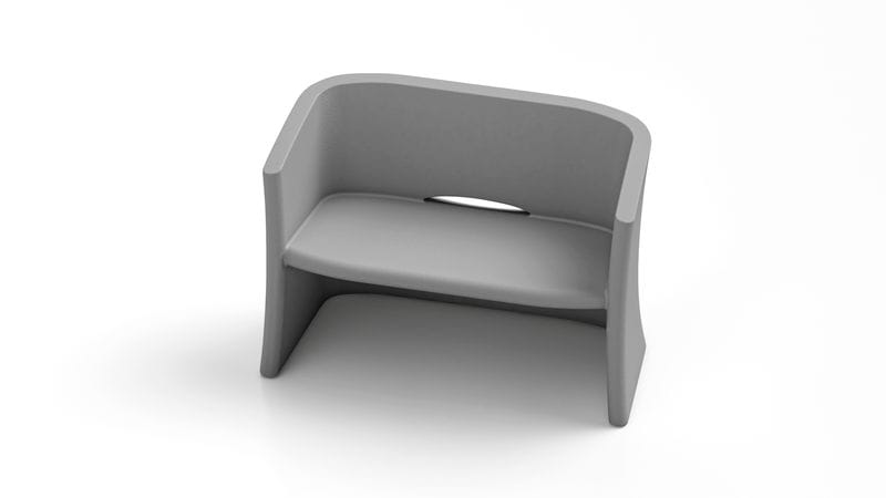 Sofa Breeze, sofa Lyxo Design, sofa plastikowa, sofa z tworzywa sztucznego, sofa outdoorowa, sofa eventowa, sofa na dwór, sofa ogrodowa