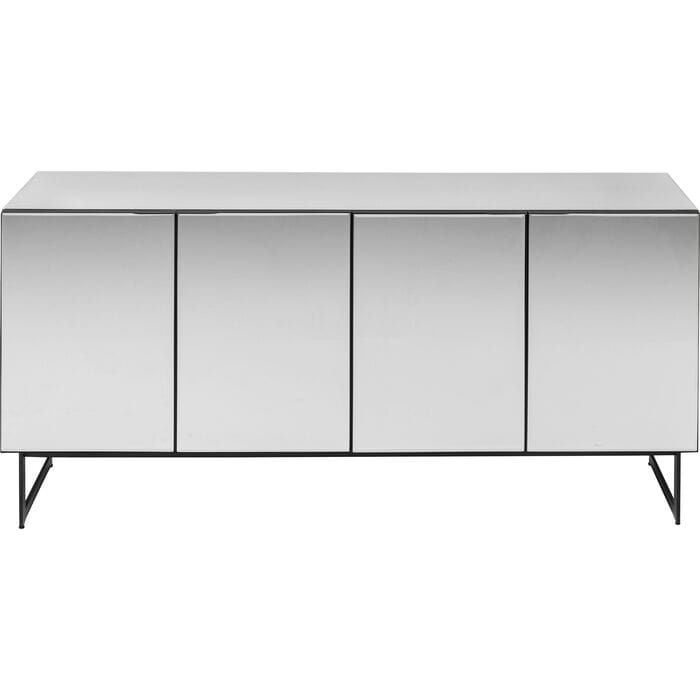 komoda Soran Black, komoda Kare Design, komoda lustrzana, komoda do salonu, komoda elegancka, komoda nowoczesna