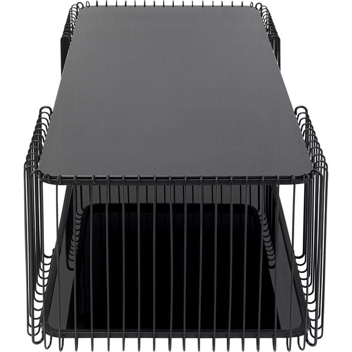 stolik kawowy Wire, stolik kawowy Kare Design, stolik kawowy metalowy, stolik kawowy czarny, nowoczesny design