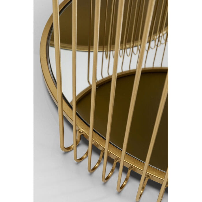 stoliki kawowe Wire, stoliki kawowe Kare Design, zestaw stolików kawowych, stolik metalowy, stolik szkło hartowane